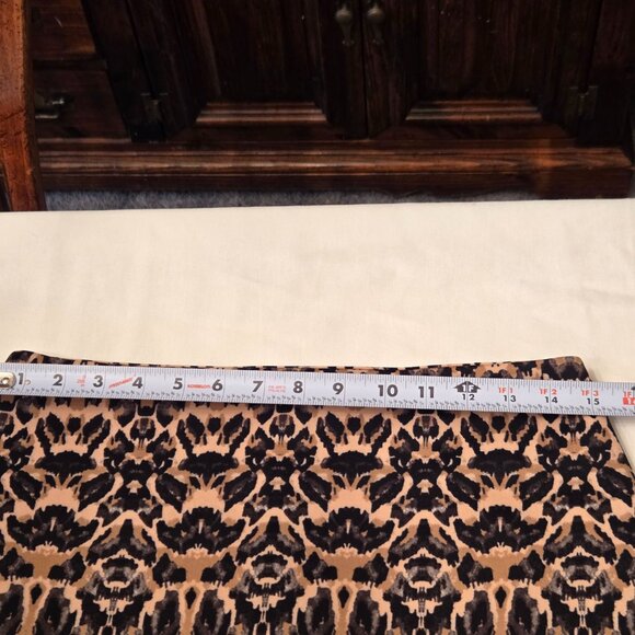New York & Co Womens Leopard Print Skirt Size 8 STRETCH - Picture 3 of 7